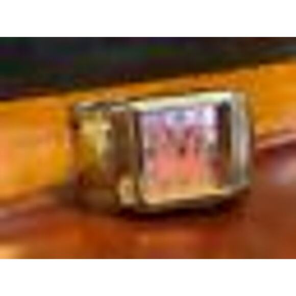 Women's Ashley Princess Bangle Bracelet Watch, Silver Tone with Pink Face - Picture 1 of 3